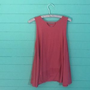 A pink type blouse tank top